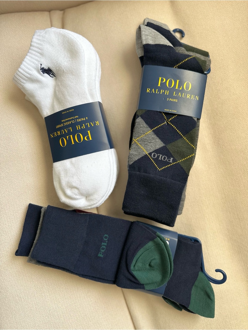 Men’s Polo Ralph Lauren Socks - 12 Pairs NEW